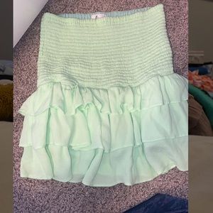Cutest light green skirt KOCH SKIRT